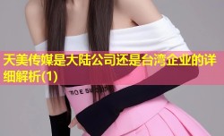 天美传媒是大陆公司还是台湾企业的详细解析(1)